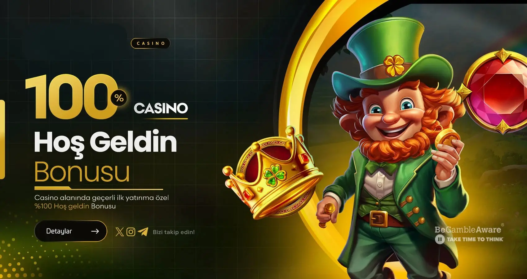 ★ %100 Casino Hoş Geldin Bonusu ★